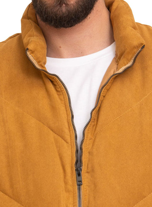 Camel Velvet Vest - Design 3 - Khotwh